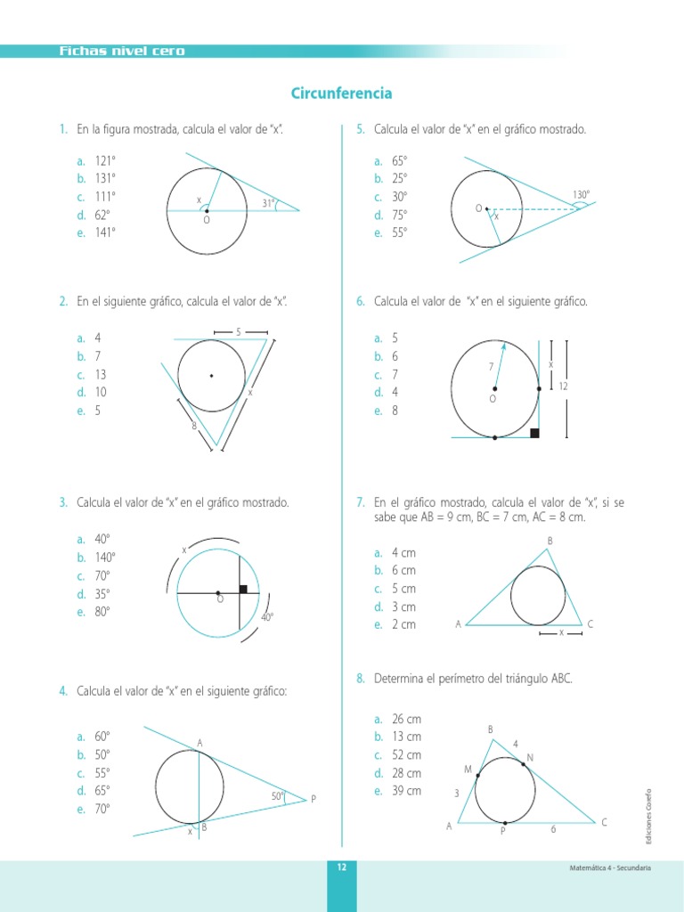 Circunferencia | PDF