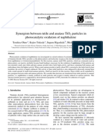 Synergism Between Rutile and Anatase TiO2 Particles in