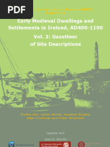 Early Medieval Dwellings and Settlements in Ireland, AD 400-1100, Volume 2
