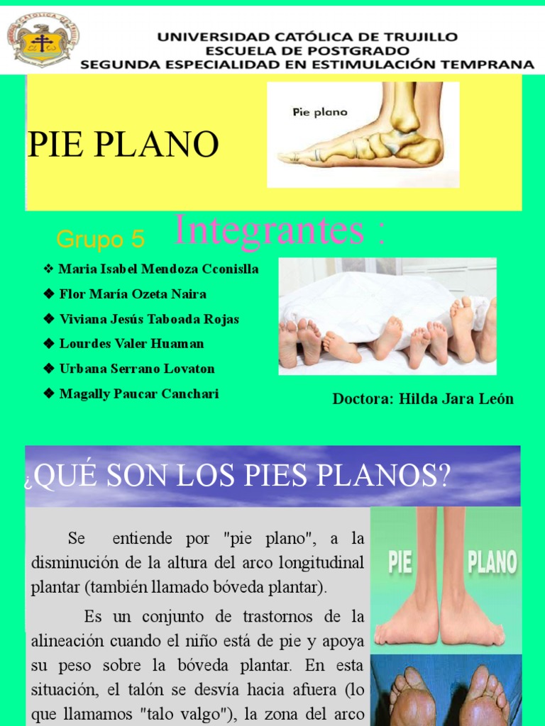 Pie Plano PDF Pie Tobillo