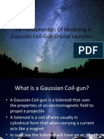 The Fundamentals of Modeling A Gaussian Coil-Gun Orbital Launcher
