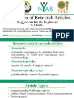 Articulation of Research Articles - Basith - BUET