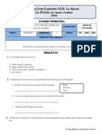 202 - Ciencias Naturales - Examen de Recuperación 2do Trimestre