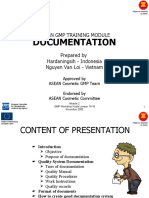 GMP Documentation Module