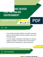 Imaging and Design For The Online Environment: Empowerment Technologies Empowerment Technologies