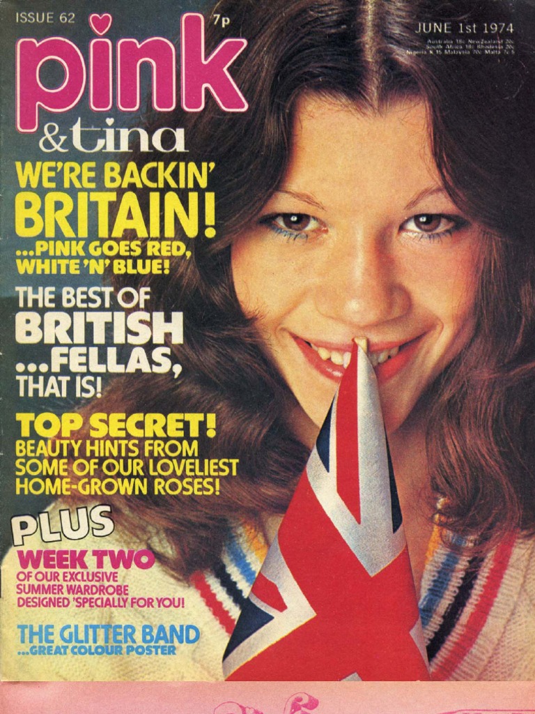 Pink & Tina (Vintage Teenage) Magazine - Issue 62 - June 1st 1974 | PDF
