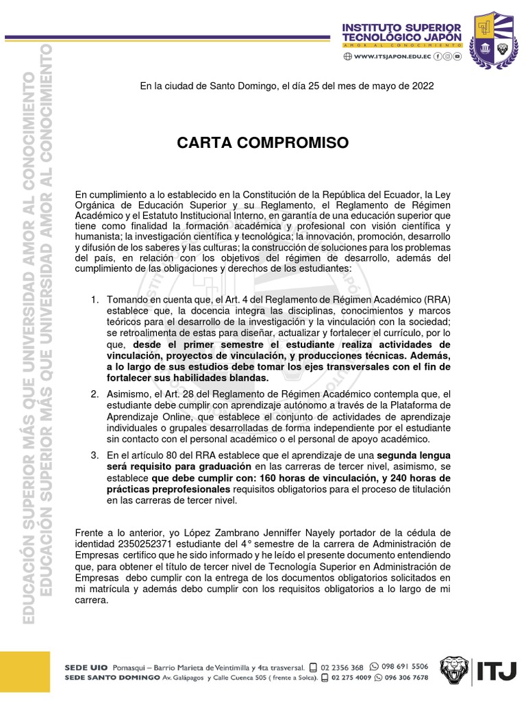 Compromiso Estudiantil en Educación Superior | PDF | Educación más alta ...