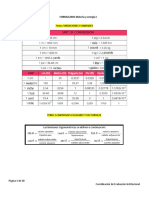 BSCN2001 - Formulario Materia y Energia I