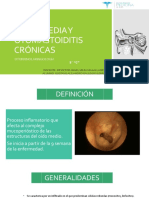 Otitis Media y Otomastoiditis Crónicas