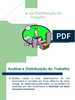 Análise Da Distribuição Do Trabalho