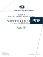 Fia Return To Motorsport Guidelines Covid 19 Release 2.0 Markedup