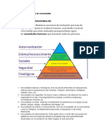 Las Teorías de Las Necesidades