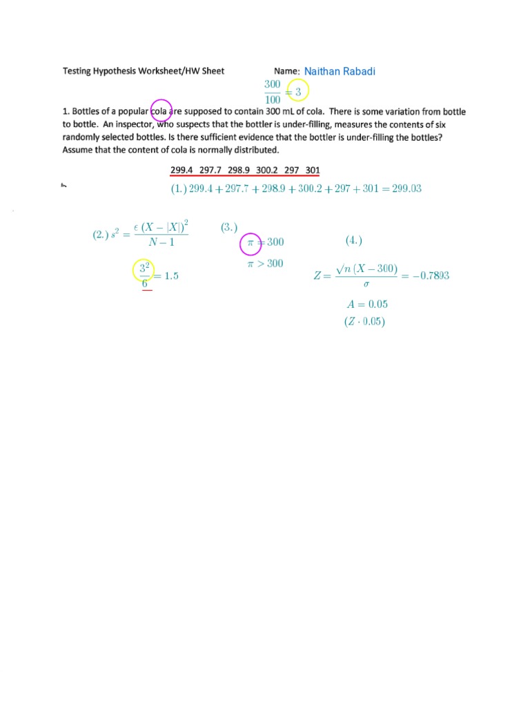 _HW_Sheet | PDF