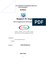 Adil. Rapport de Stage