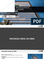 Plano de ataque, macrologística e layout final do canteiro Connect Beira Mar