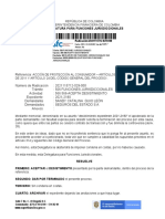 Acepta desistimiento proceso protección consumidor