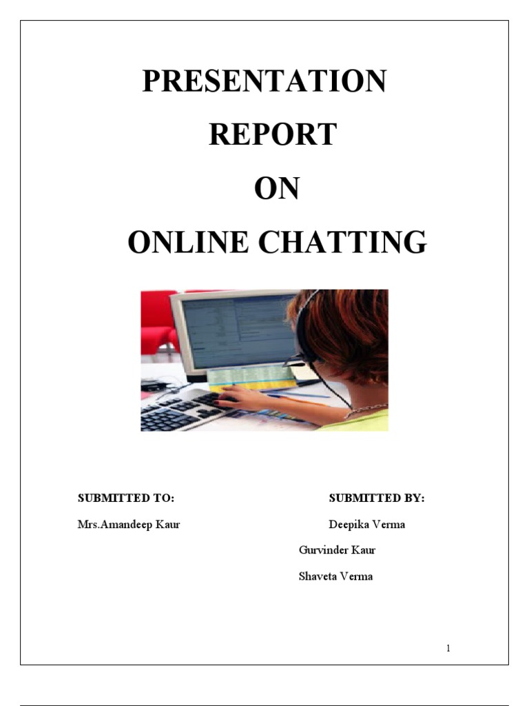 Online Chatting: Types and Insights | PDF | Instant Messaging | Internet  Relay Chat