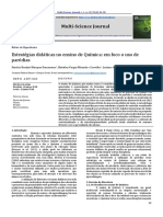 Estratégias didáticas no ensino de Química: em foco o uso de paródias