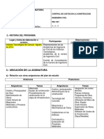 Control de Costos en La Construccion (2014)