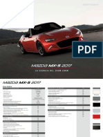 Ficha Tecnica Mazda mx5 Miata 2017