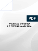 Variação Linguística e o Texto Na Sala de Aula