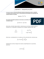 Integración por partes de ∫ x e^3x dx