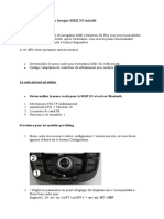 Activation de Bluetooth Lorsque MMI 3G Installé