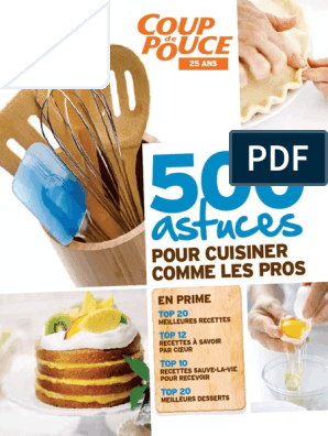 500 Astuces Pour Cuisiner, PDF, Meringue