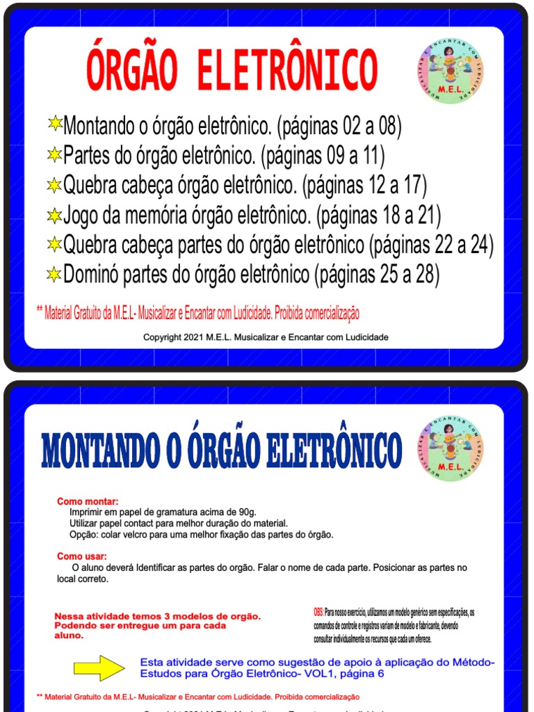 ORGÃO ELETRÔNICO MEL 2021 | PDF