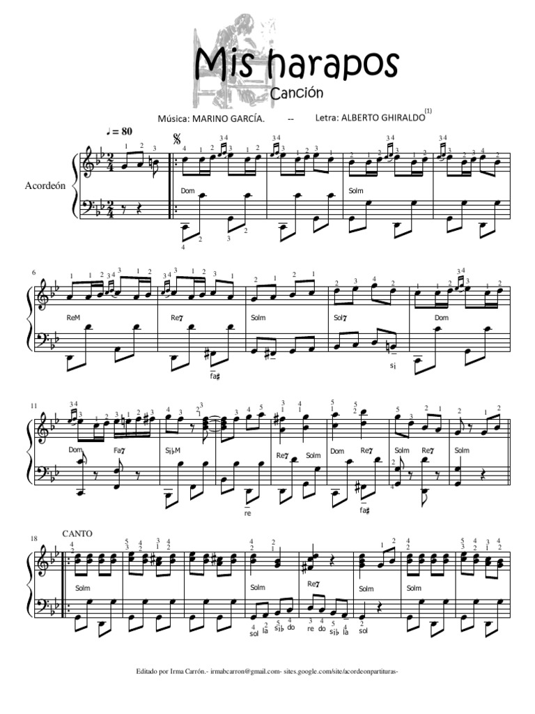 Mis Harapos. Canción | PDF