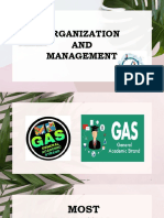Organization and Managament PPT For Orientation