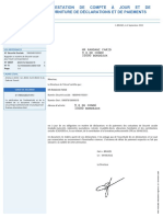 Attestation DE Compte À Jour ET DE Fourniture de Déclarations Et de Paiements