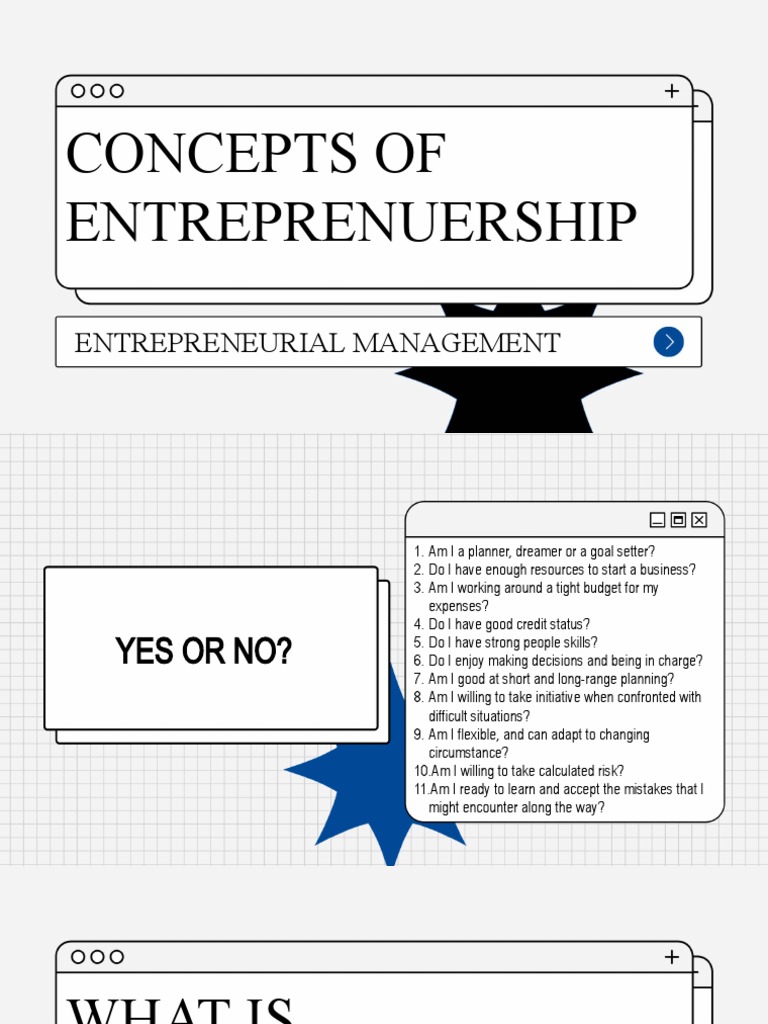 Module1 Entrepreneur PDF Entrepreneurship Risk
