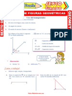 Rotación de Figuras Geométricas para Sexto Grado de Primaria