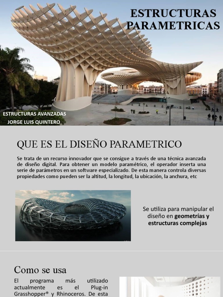 Estructuras Parametricas | PDF | Estética | Diseño
