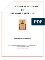 Historia y Moral Del Grado VIIº - I. . y P. .H. . Carlos Cornejo López 33º