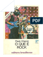 Coleção Primeiros Passos - Paulo Chacon - O Que é Rock