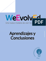 WeEvolvEd - Aprendizajes y Conclusiones