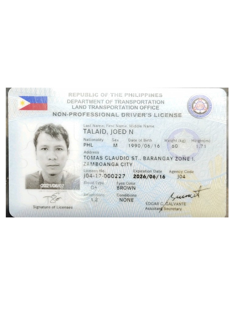 ID Drivers License | PDF
