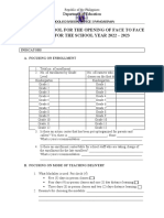 Monitoring Tool For F2F Classes..