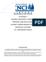 Actividad 1 Dirección y Liderazgo