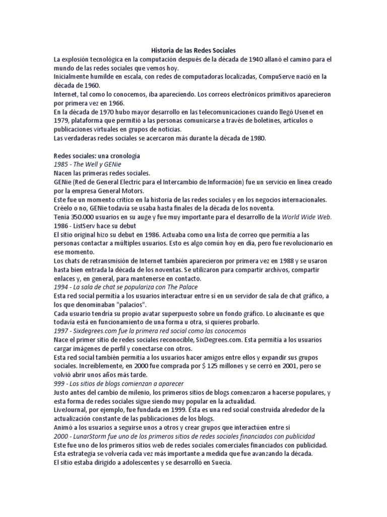 La evolución de las redes sociales: de los primeros intentos en la ...