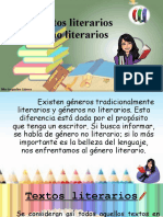 PPTApoyo Clase de Lenguaje. Textos Literarios y No Literarios (4)