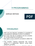 CH 3 Simplex Method