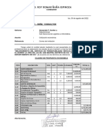 Cotización Ficha AA.HH. San Martin, Ing. Roy