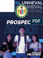 Prospecto Admisión Unheval - 2023