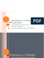 Sistematica y Taxonomía Vegetal - La Molina