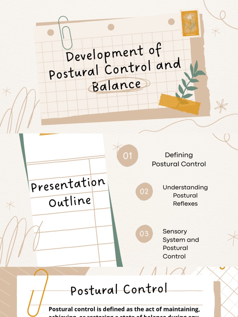 Development Of Postural Control And Balance Pdf Balance Ability