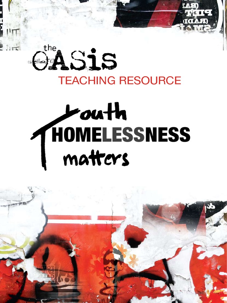 The Oasis Teaching Resource PDF Homelessness Mental Disorder