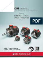 GLOBE Manual Vane Air Motors ATEX V8